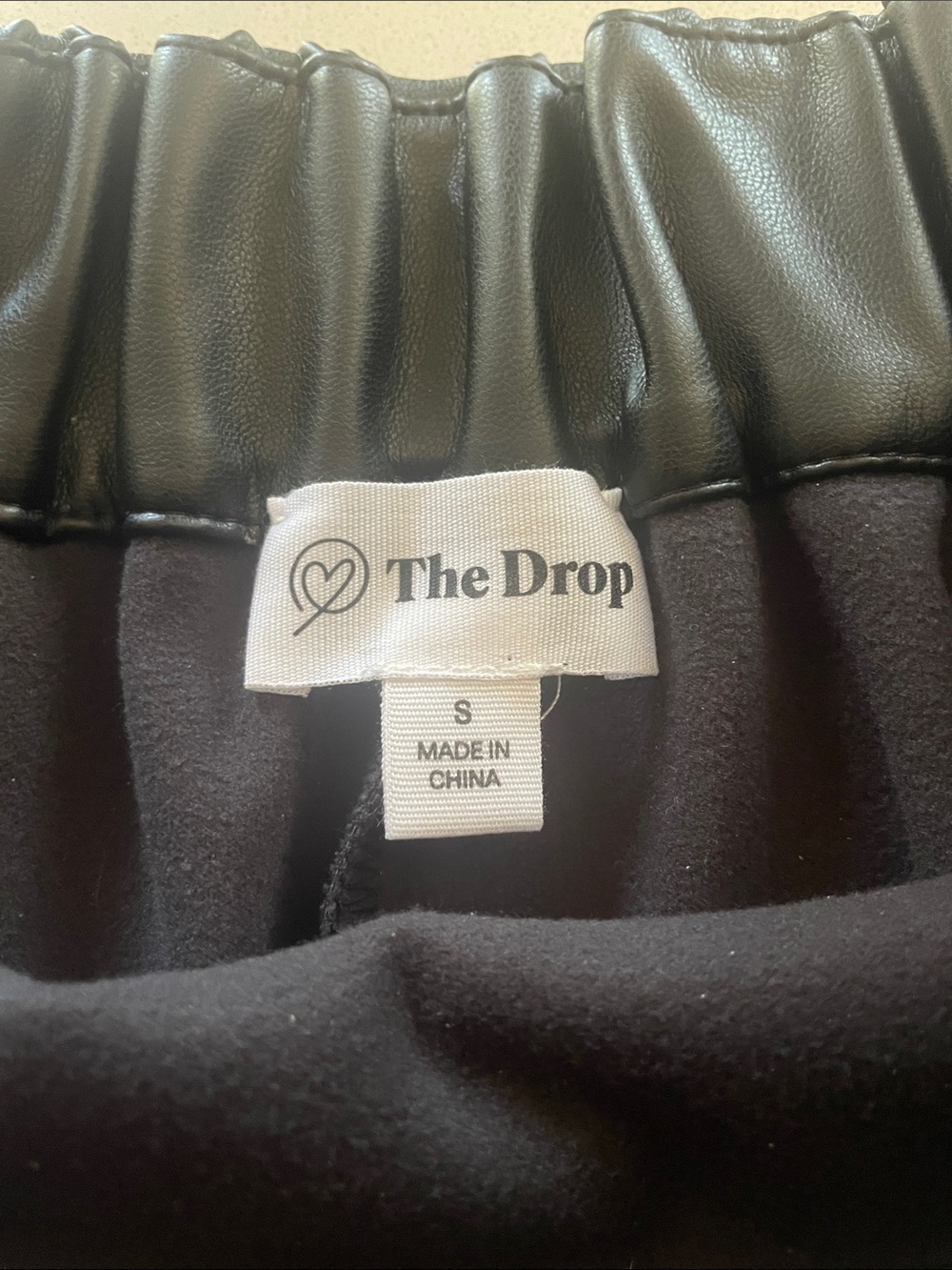 The Drop Aiden Vegan Faux Leather A-Line Mini Skirt Small - Picture 6 of 9